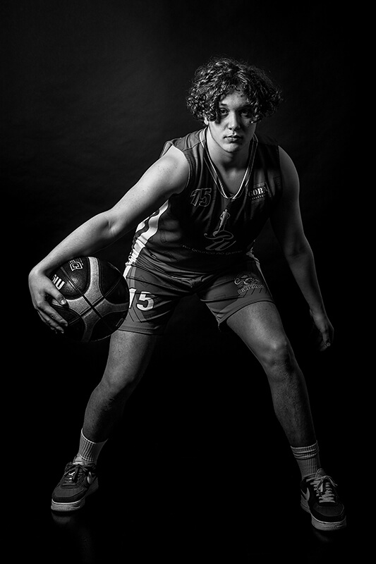 basketball, portret