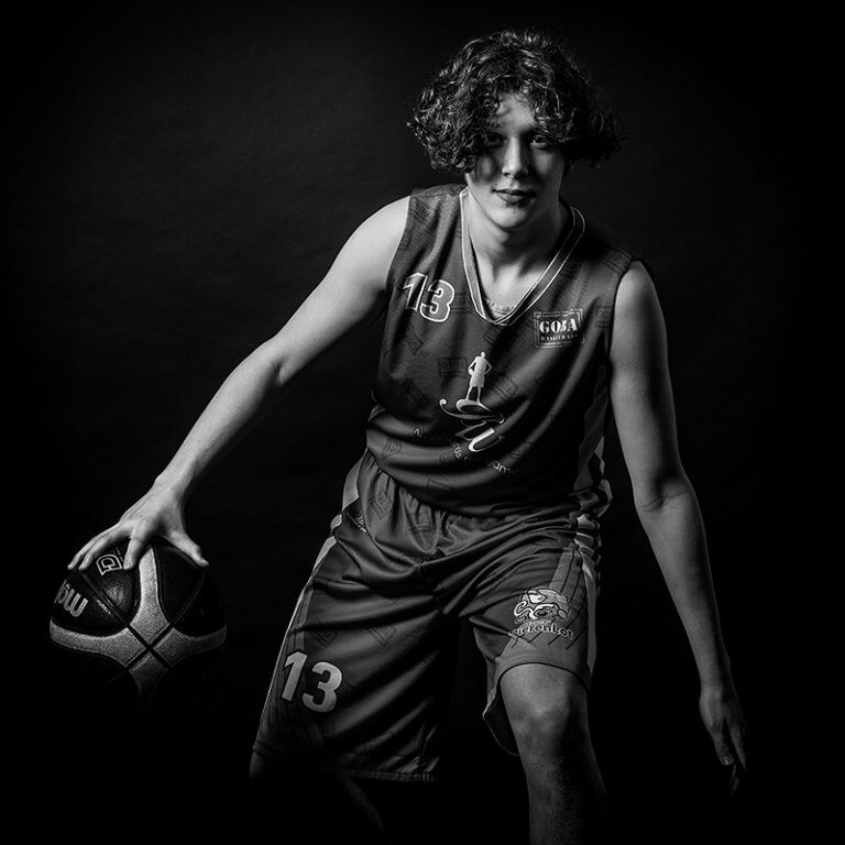 basketbal portret