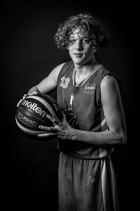 sportportret basketbal